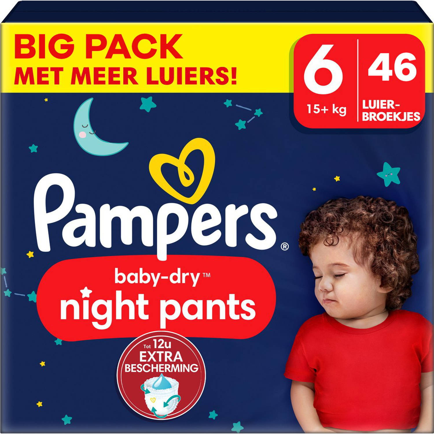 Pampers Baby Dry Night Pants Maat 6 Big Pack 46 luierbroekjes