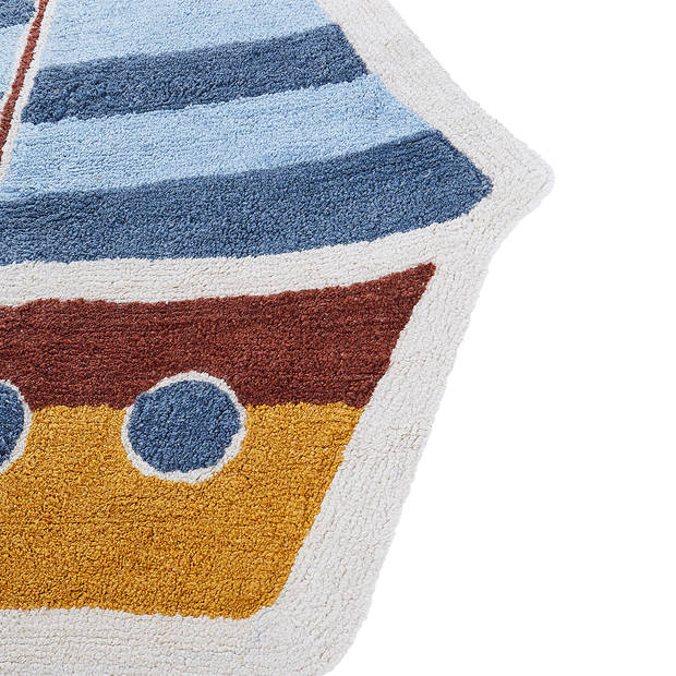 Beliani SPETI - Kindervloerkleed-Multicolor-Katoen