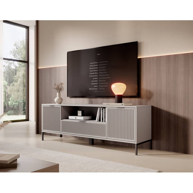 Meubella TV-Meubel Lund - Beige - 165 cm