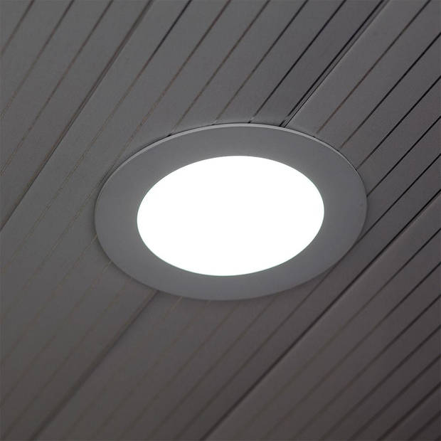 V-TAC VT-1207RD-N Ronde LED Minipanelen - Premium Serie - IP20 - Wit - 12W - 1160 Lumen - 2700K