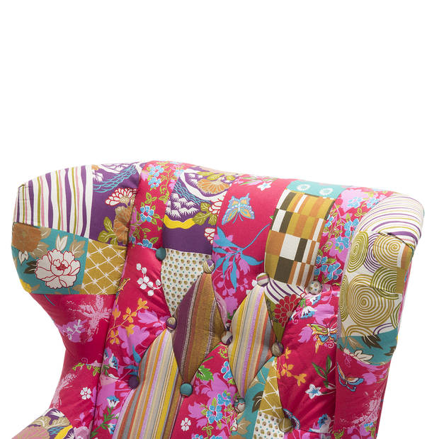 Beliani MOLDE - Fauteuil-Multicolor-Polyester