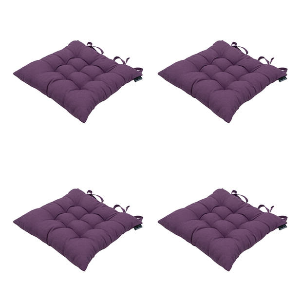 Madison - Zitkussen Panama Purple - 46x46cm - 4 Stuks