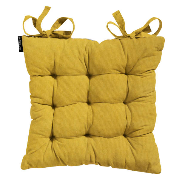 Madison - Zitkussen Panama Yellow - 46x46cm - 2 Stuks