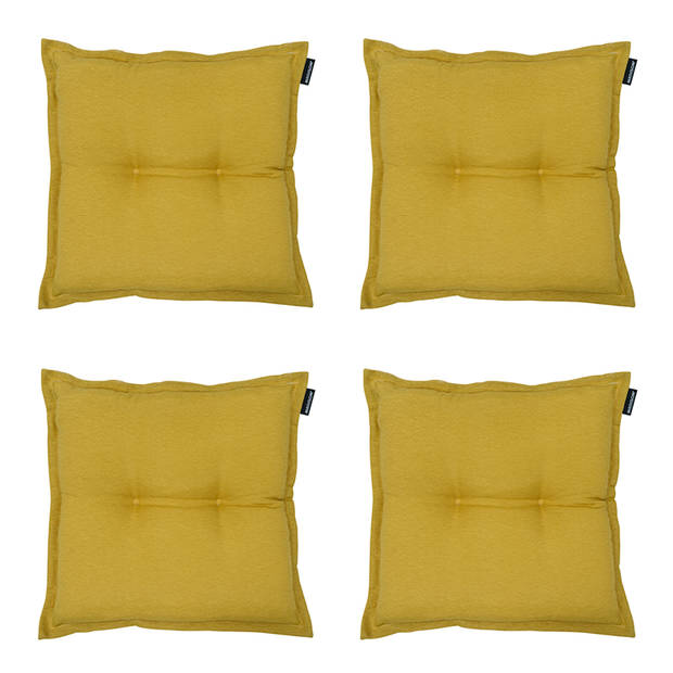 Madison - Zitkussen Panama Yellow - 50x50cm - 4 Stuks