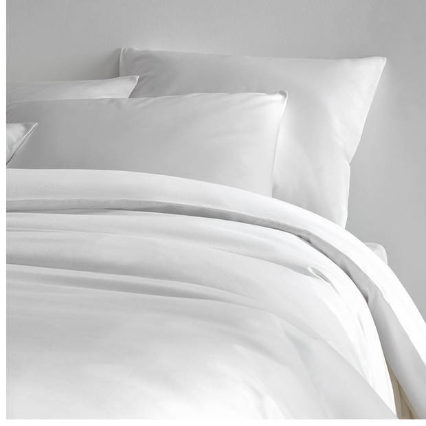 De Witte Lietaer Dekbedovertrek Katoen Satijn Olivia - Hotelmaat - 260 x 240 cm - Wit