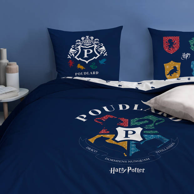 Harry Potter Dekbedovertrek Logo - Lits Jumeaux - 240 x 220 cm - Katoen