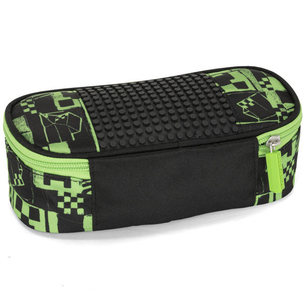 Minecraft Etui Ovaal, Build - 22 x 9,5 x 7 cm - Polyester