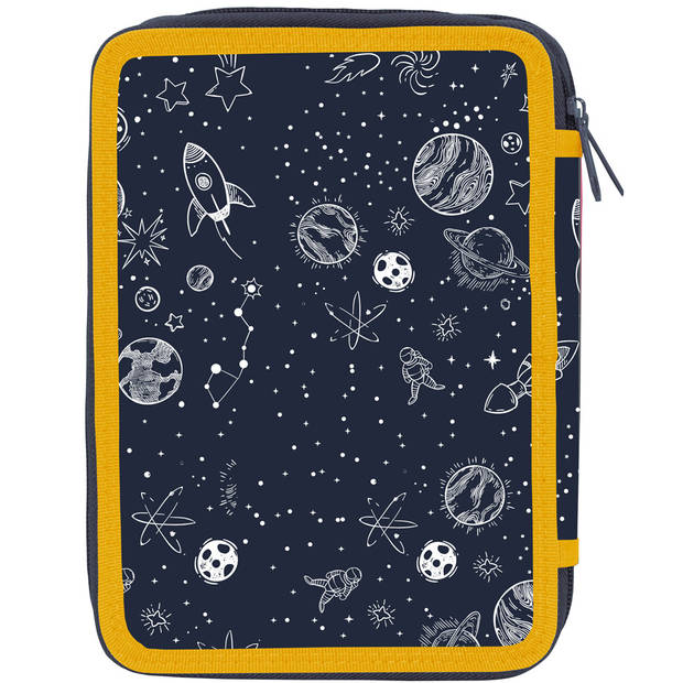 Must Gevuld etui Outer Space - 21 x 15 x 5 cm - 31 st. - Polyester