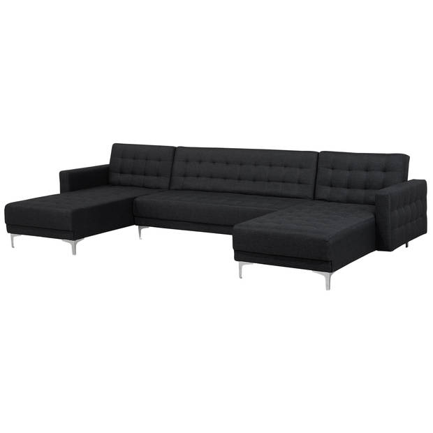 Beliani ABERDEEN - Modulaire Sofa-Grijs-Polyester