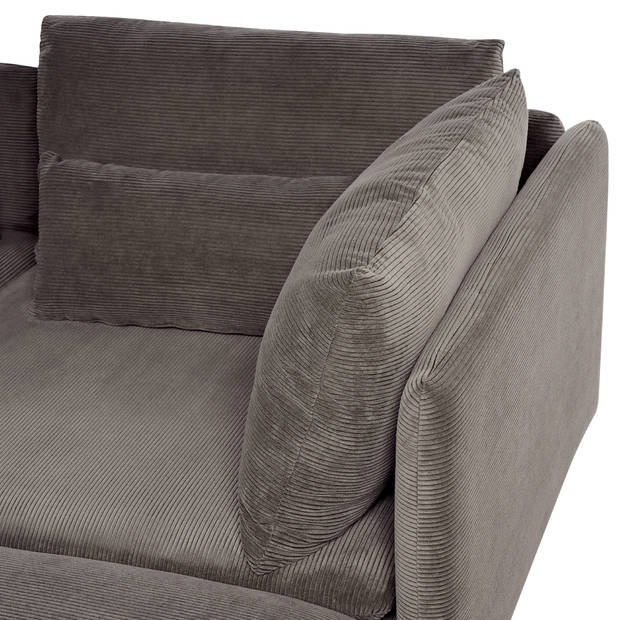 Beliani EGERIS - Modulaire Sofa-Bruin-Corduroy