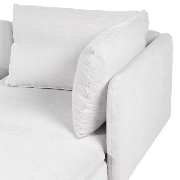 Beliani EGERIS - Modulaire Sofa-Grijs-Polyester