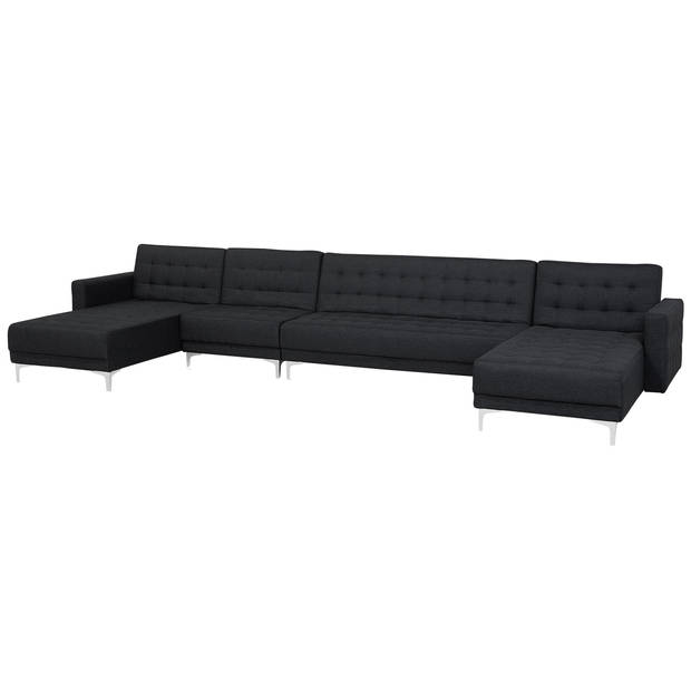 Beliani ABERDEEN - Modulaire Sofa-Grijs-Polyester