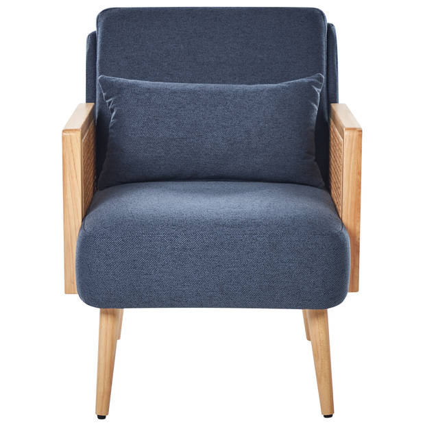 Beliani ORUM - Fauteuil-Blauw-Polyester