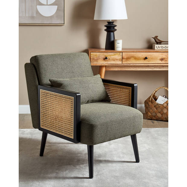 Beliani ORUM - Fauteuil-Groen-Polyester