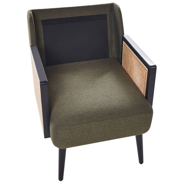 Beliani ORUM - Fauteuil-Groen-Polyester