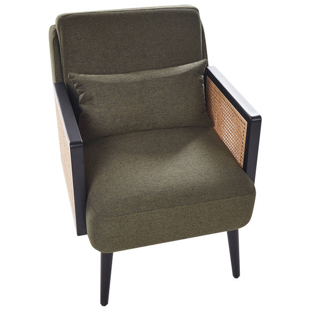 Beliani ORUM - Fauteuil-Groen-Polyester