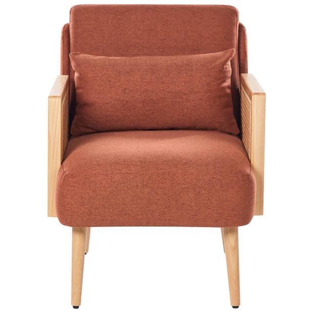 Beliani ORUM - Fauteuil-Oranje-Polyester