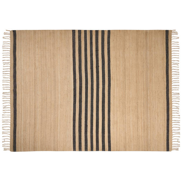 Beliani ERICEK - Gevlochten-Beige-Jute