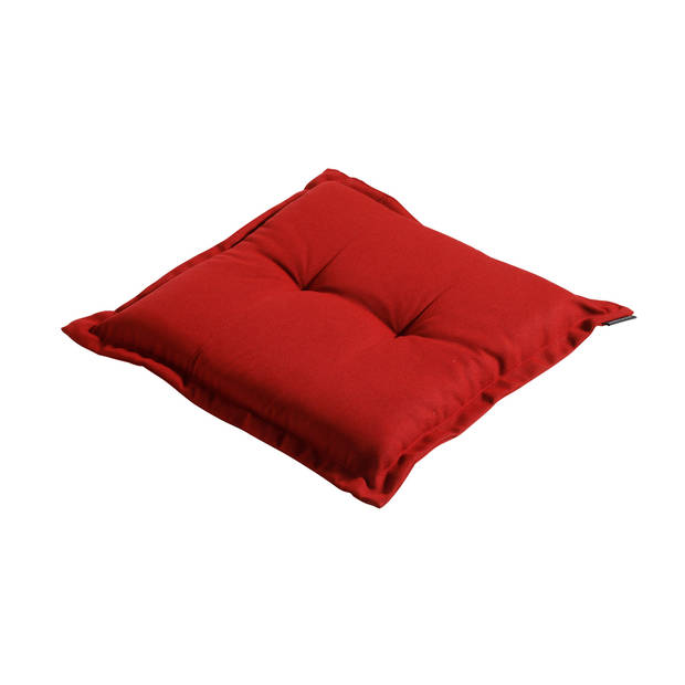 Madison Zitkussen - Universeel - Rib Red- 50x50 - Rood - 4 Stuks