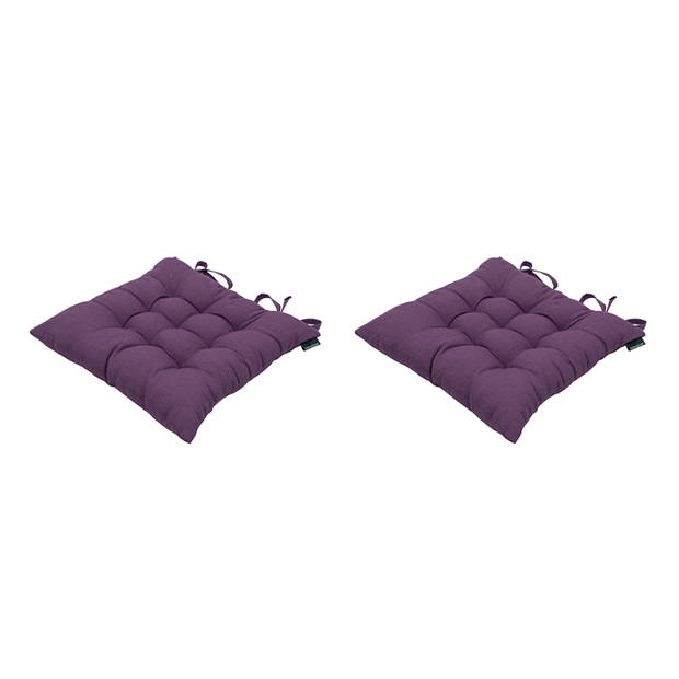 Madison - Zitkussen Panama Purple - 46x46cm - 2 Stuks