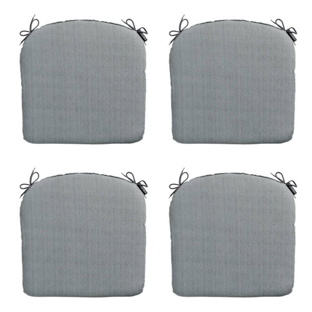 Madison Zitkussen Basic - Grey - 46x48 - Grijs - 4 Stuks