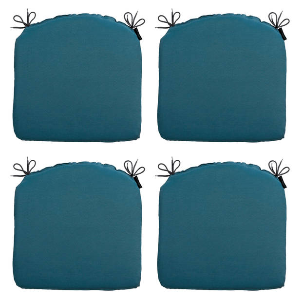 Madison Zitkussen Panama - Sea Blue - 46x48 - Blauw - 4 Stuks