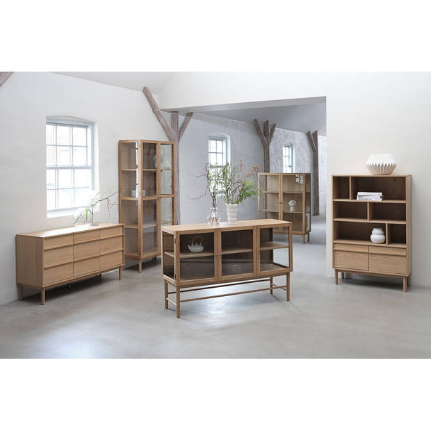 Giga Living - Boekenkast Ponza Naturel Eiken 140cm