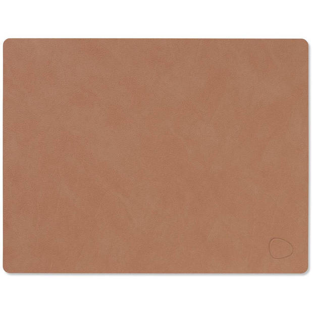 LIND DNA Placemat Nupo - Leer - Old Rose - 45 x 35 cm