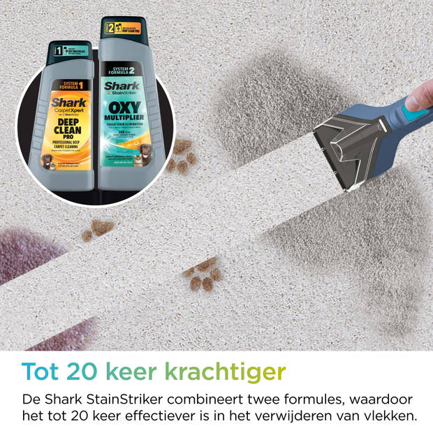 Shark StainStriker Vlekkenreiniger - Tapijtreiniger, Bankreiniger, Meubelreiniger - Inclusief Accessoires - PX200EUT