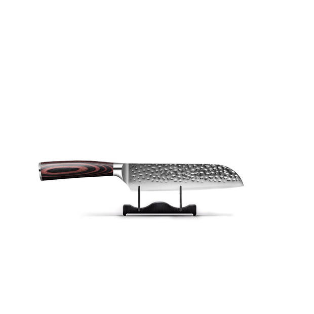 Shinrai Japan - Hammered RVS Santoku mes 13 cm