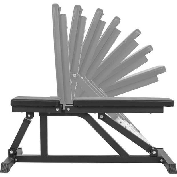 Gorilla Sports Fitnessbank met 150 kg Olympische Halterset - Professioneel - Halter met Gewichten