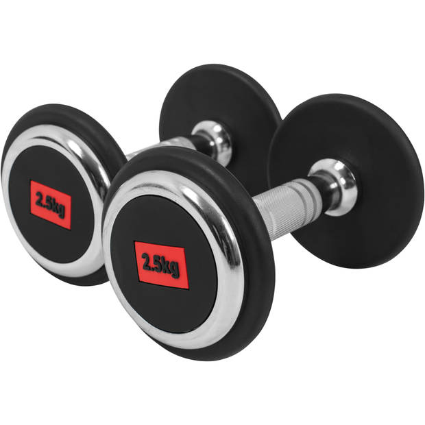 Gorilla Sports Dumbellset 5 kg (2 x 2,5 kg)