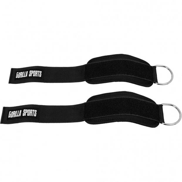 Gorilla Sports Set Ankle Strap Gym - Enkelband - Kickbacks - Enkel strap - 2 Stuks