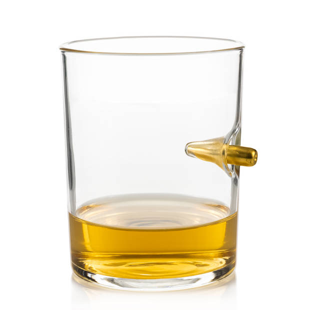 Whisiskey Whiskey Glazen met Kogel - 4 Tumbler Glazen - 310ml - Whiskey glazen set - Waterglazen - Drinkglazen - Glas