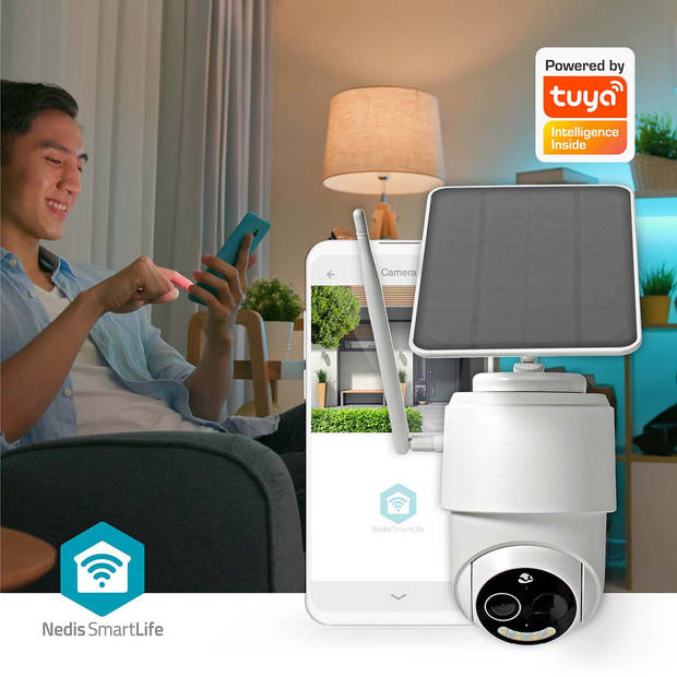 Nedis SmartLife Camera voor Buiten - WIFICBO50WT