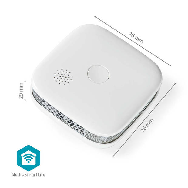 Nedis SmartLife Rookmelder - WIFIDS20WT3 - Wit