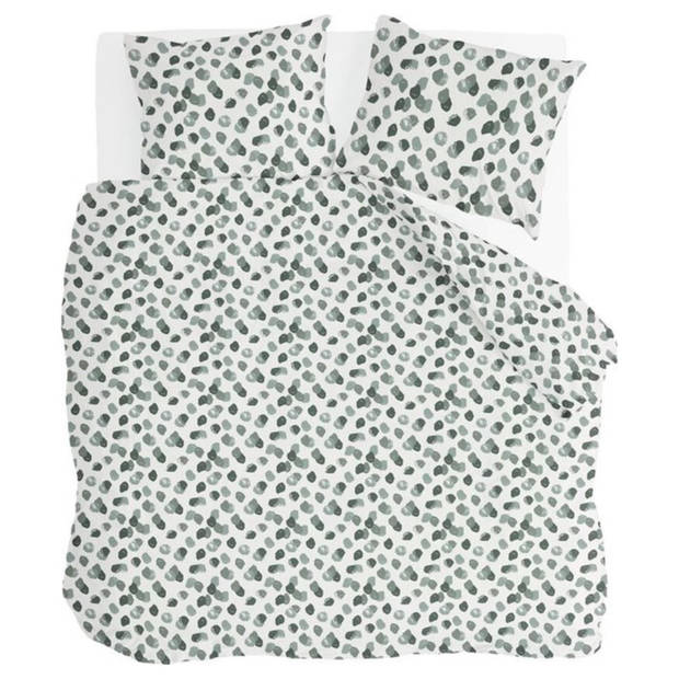 Byrklund Dekbedovertrek Spotty Animal - 240x220 - 100% Katoen - Groen