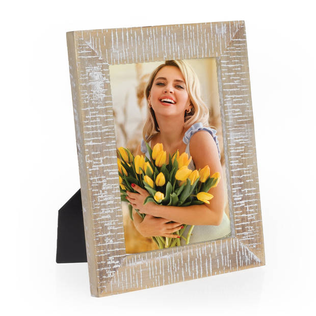 HAES DECO - Houten Fotolijst Rodez Bruin voor foto 10x15 - ML846NHS