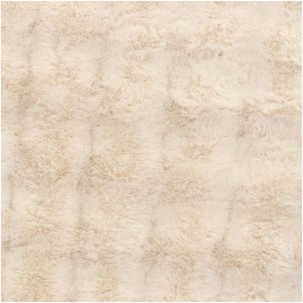 Blokker vloerkleed Fur - 60x90cm - white