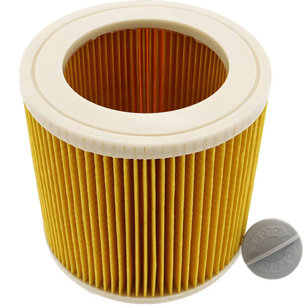 Patroonfilter geschikt voor Kärcher WD1, WD2, WD3 en A series Luchtafvoer Filter Cartridge Water stofzuiger.