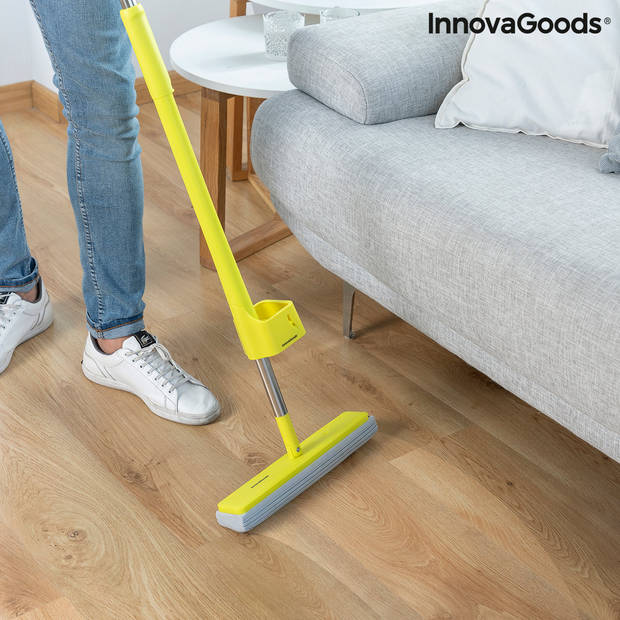 2-in-1 Zelfuitwringende Mop met Spons Wringop InnovaGoods