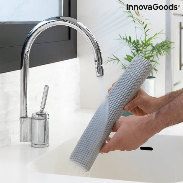 2-in-1 Zelfuitwringende Mop met Spons Wringop InnovaGoods