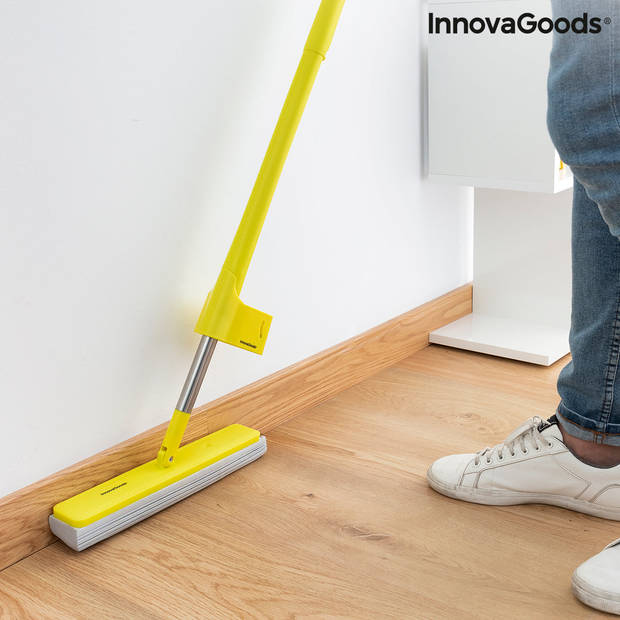 2-in-1 Zelfuitwringende Mop met Spons Wringop InnovaGoods