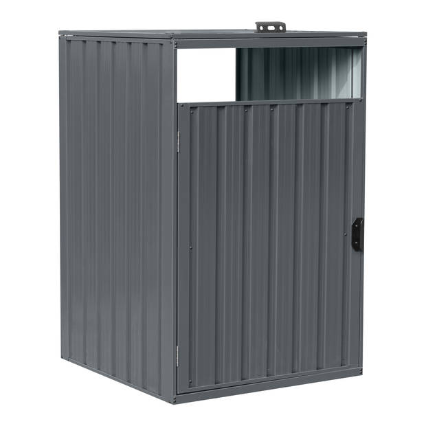 AXI Owen Containerombouw van Metaal Antraciet Kliko ombouw voor 1 container - Max. 240L