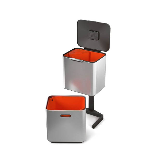 Joseph Joseph - Afvalemmer Totem Max, 60 liter, RVS - Joseph Joseph Intelligent Waste