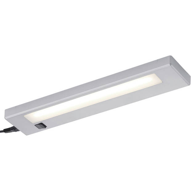 LED Keukenkast Verlichting - Trion Alyna - 4W - Koppelbaar - Warm Wit 3000K - Rechthoek - Mat Titaan