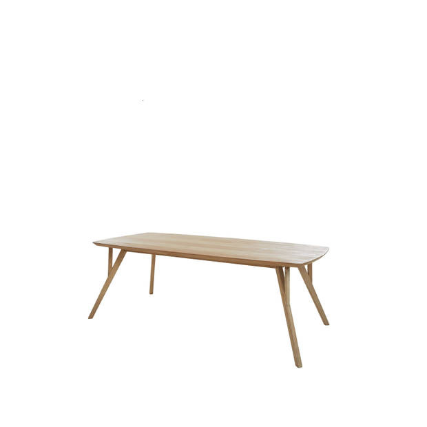 Light & Living - Eettafel QUENZA - 200x100x76cm - Bruin