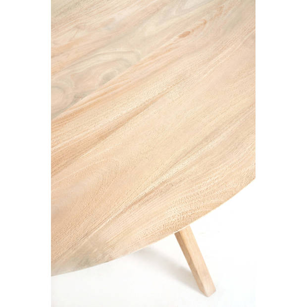 Light & Living - Eettafel QUENZA - Ø120x76cm - Bruin