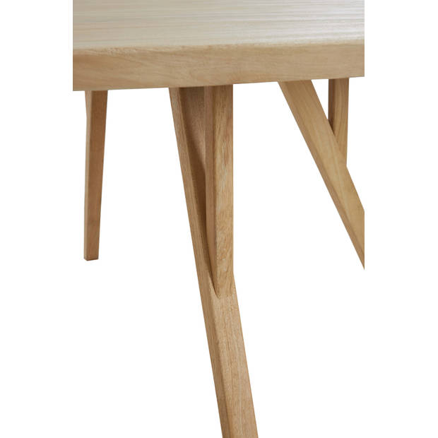 Light & Living - Eettafel QUENZA - Ø140x76cm - Bruin