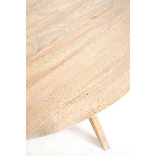 Light & Living - Eettafel QUENZA - Ø140x76cm - Bruin